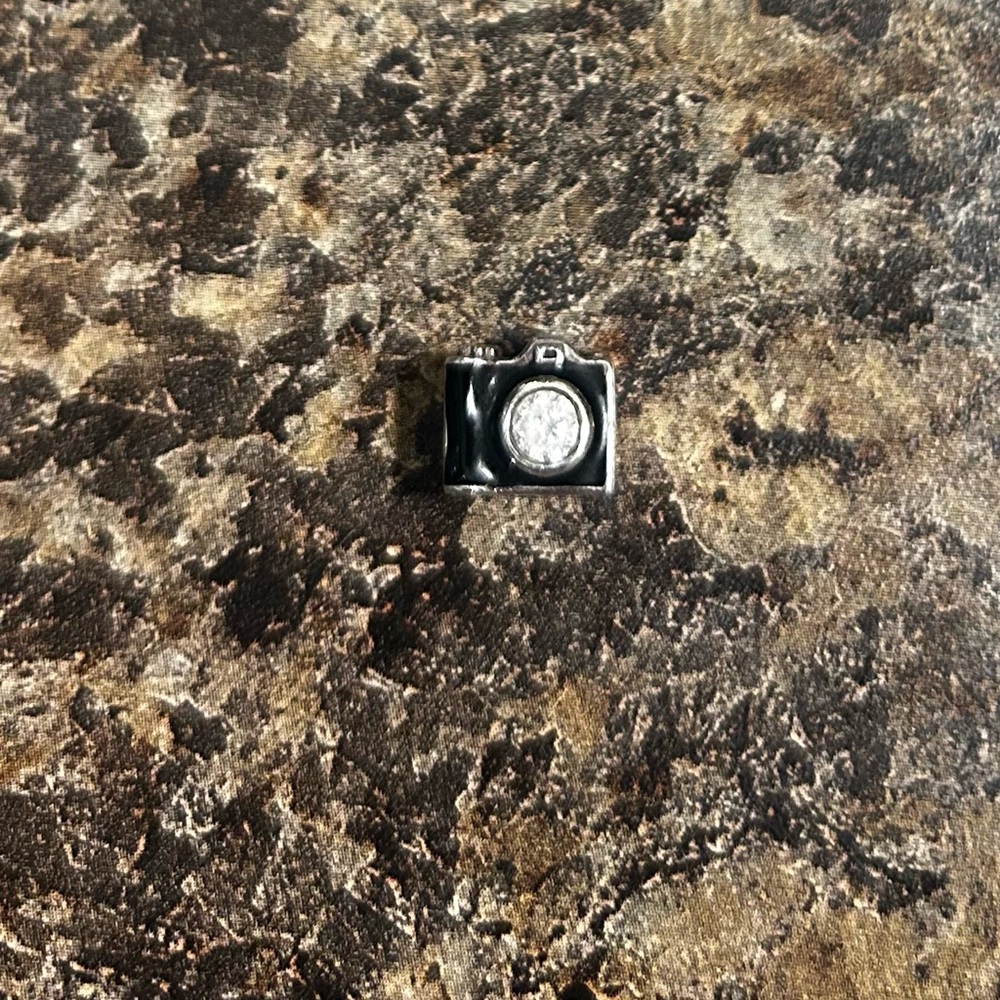 Pandora Black and Silver Camera Charm